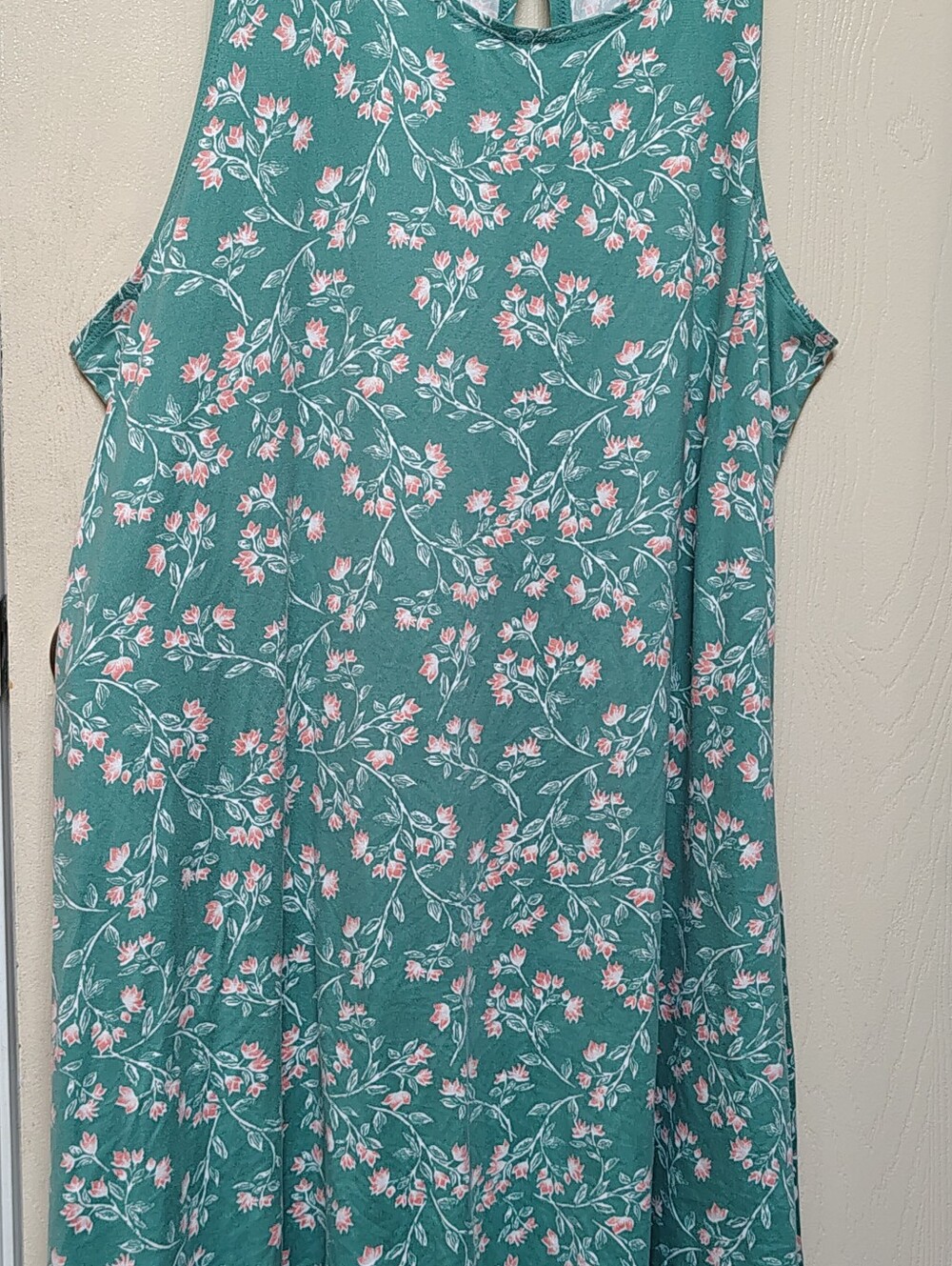 Floral A-Line Tank Dress - Picture 3 of 3